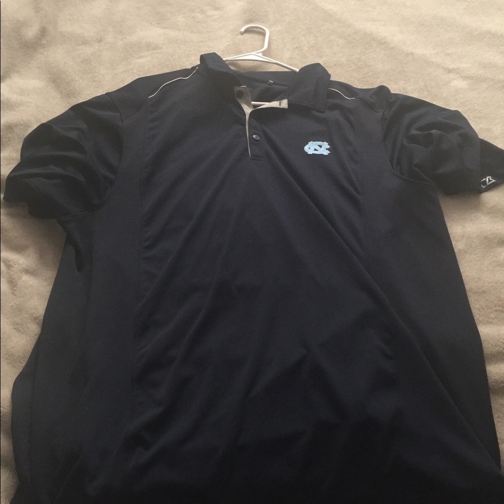 Navy unc golf polo 3xl